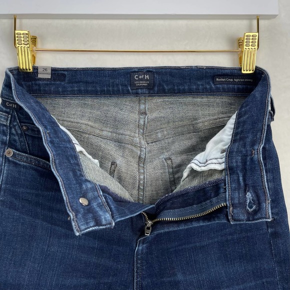 Citizens of Humanity Rocket Crop Highrise Skinny Jeans with Stretch Size 26 - Picture 8 of 13